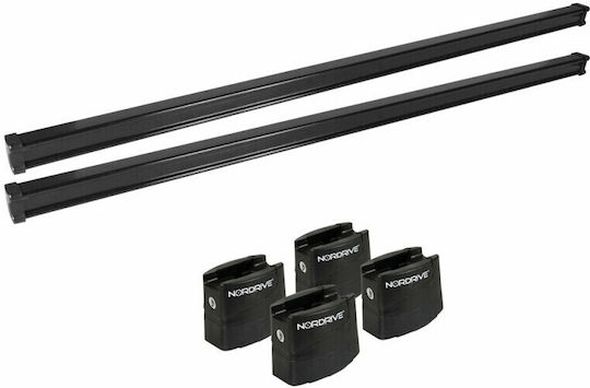 Nordrive Μπάρες Οροφής Ατσάλινες 180εκ. για Mercedes-Benz Viano / Vito (Σετ με πόδια)