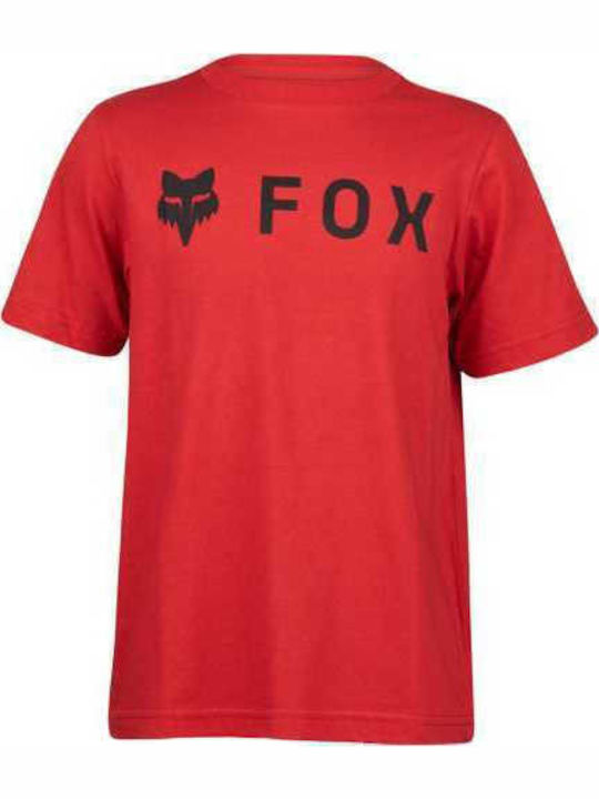 Kids' Shirt Short Sleeve Flame Red Youth Absolute