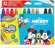 Gel Crayons Silky Colorino Mickey Mouse