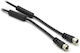 Antenna Cable Coax male - Coax male Black 2.5m (G&BL-060136) 1pcs