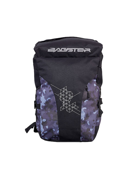Bagster Σακίδιο Πλάτης Αναβάτη Μπλε 30lt