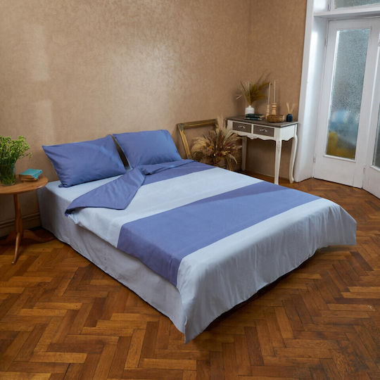 Heinner Set Dublu 4buc 200x220cm Albastru