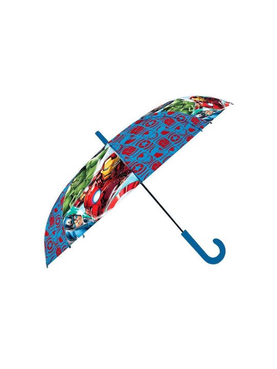 Avengers Kinder Regenschirm Gebogener Handgriff Bunt mit Durchmesser 45cm.