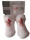 Baby socks White 0-12 Months "belle A Croquer"
