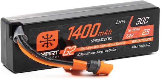 Spektrum Li-Po Batterie 7.4V 1400mAh 30C 2S für RC-Fahrzeug