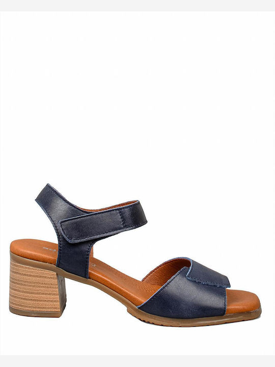Madison Leather Sandals Navy Blue