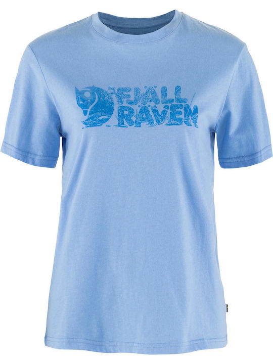 Fjallraven Damen Sportlich T-shirt Hellblau