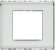 Bticino Switch Frame 2 Positions in Transparent Color Transparent LND4802KR