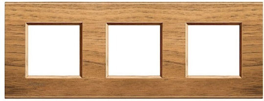 Bticino Switch Frame 2 Positions in Brown Color LNA4802M3LNC