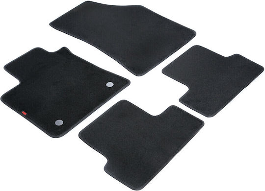 Lampa Set of Front and Rear Mats 4pcs for Renault Megane 8U Black