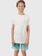 Kids Top White Kingfiny