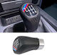 Carro Πόμολο Ταχυτήτων για BMW E30 / E34 / E36 / E46 / E92 / E60 / E90 / X1 / X3 / X5 / E39 / F10 / i3 / i8 / X2 / X4 / E53 / X6 / Z3 / Z4 / X7 / M1 / Z1 Kia Roadster Mini Roadster Smart Roadster Subaru E12 Μαύρο