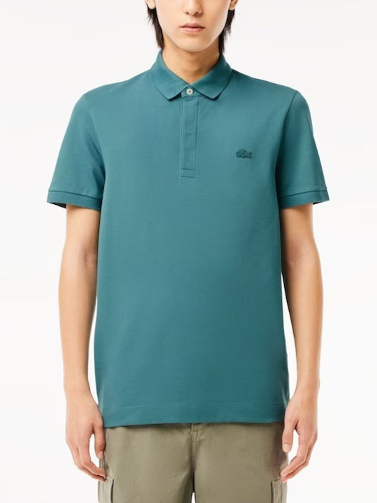 Lacoste Polo Μπλούζα Κοντομάνικη Τιρκουάζ