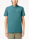 Polo Short Sleeve Blouse Turquoise