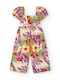 Kinderstoff-Overall-Shorts/Bermudas Mehrfarbig