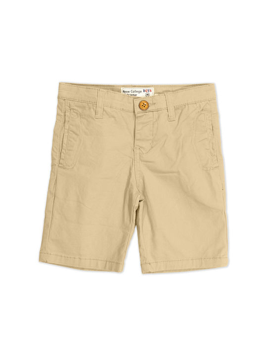 New College Kids Shorts/Bermuda Fabric Beige