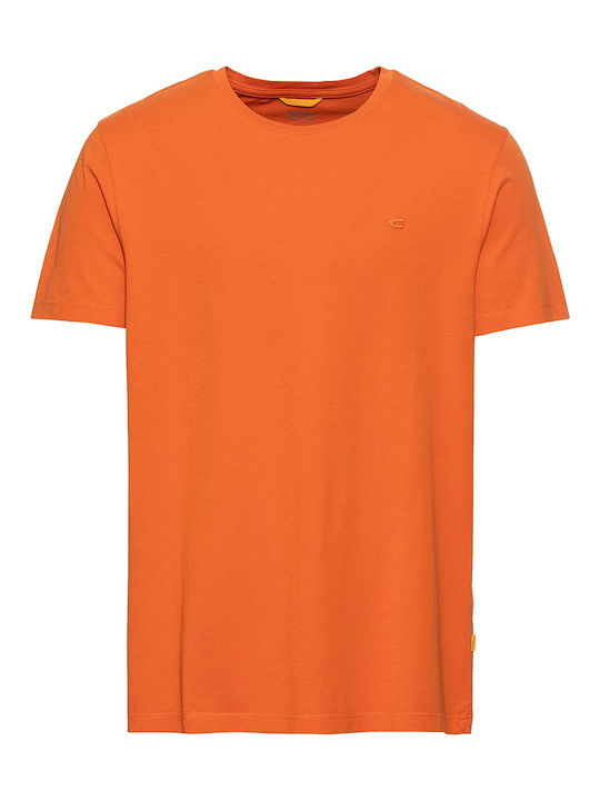 Camel Active Men's Short Sleeve T-shirt Orange