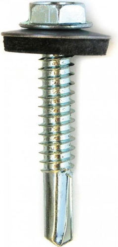 Helix Drilling Screw Hexagon Galvanized with Diameter M6.3 and Length 50mm 120pcs
