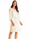 Harmony Summer Bridal Women's Satin Robe White