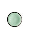 Lukanda Galaxy Plate Shallow made of Porcelain Green with Diameter 27cm 6pcs