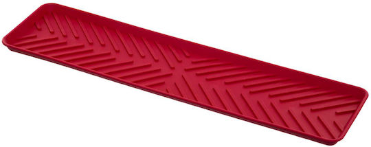 5Five Geschirrabtropfer & Abtropfgitter Kunststoff Rote Trocknungsfläche 40x10cm 5Five Geschirrabtropfer & Abtropfgitter Kunststoff Rote Trocknungsfläche 40x10cm