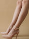 Pumps mit Riemchen Rosa