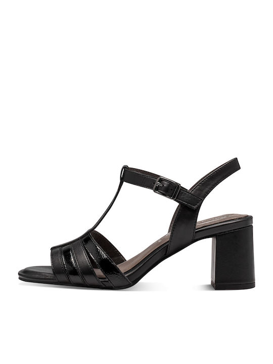Leder Sandalen Schwarz