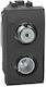 Bticino TV and Satellite Antenna Socket in Gray color L4214DN