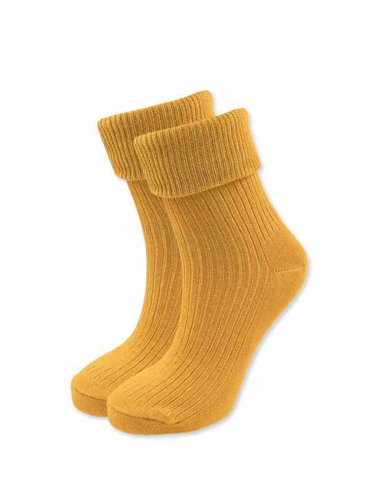 NODO Women's Socks Yellow