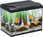 HS Aqua Coldy 20 Led Aquarium mit einer Kapazität von 24Es mit 39x22x30cm. Schwarz