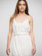 Ble Resort Collection Maxi Φόρεμα Λευκο