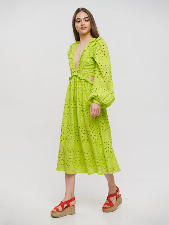 Ble Resort Collection Maxi Dress Lime