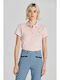 Gant Women's Polo Shirt Short Sleeve Pink
