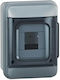 Legrand Plexo Elektrischer Sicherungskasten Wandmontage, Wasserdicht, 1 Reihe, 4 Elemente