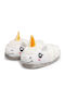 Women's Slippers with Animals White