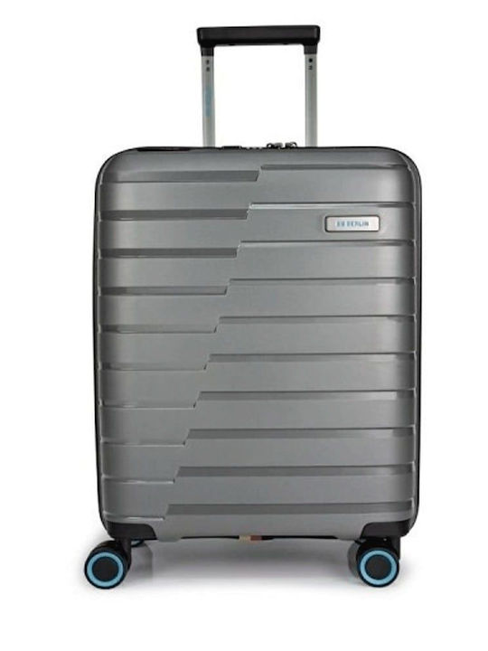 Bg Berlin Cabin Hard Suitcase Titanium With 4 W...