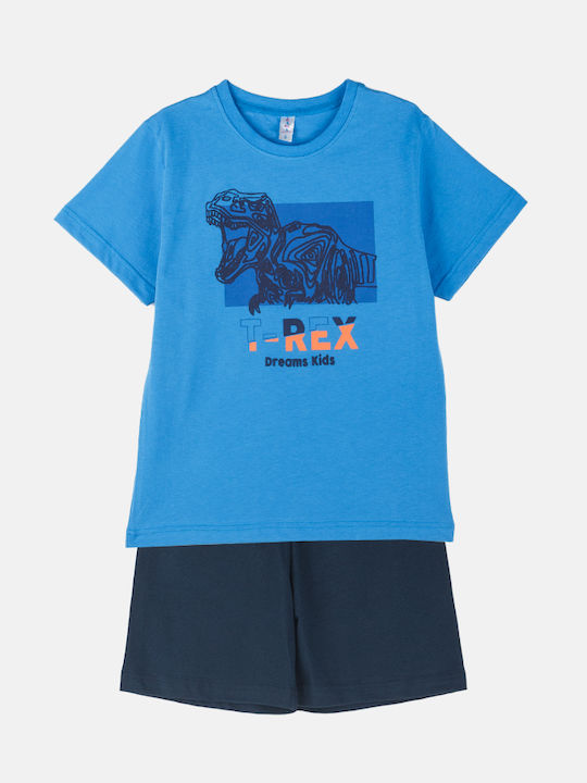 Dreams Kids Pyjamas Summer Cotton Blue