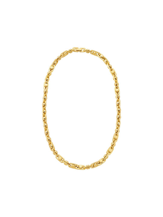 Michael Kors Necklace from Gold Plated Silver with Pearls