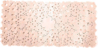 Dimitracas Bathtub Mat with Suction Cups Pink 34x74cm
