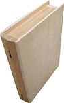 AGC Cutii din lemn Suprafață DIY Crafting 2buc