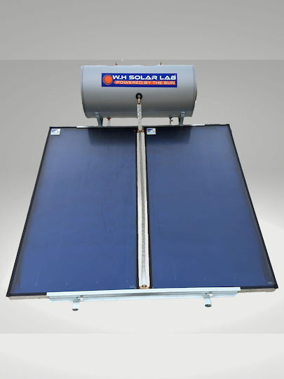 W-H Solar Lab Ηλιακός Θερμοσίφωνας 200lt Glass Τριπλής Ενέργειας 4τ.μ. Επιλεκτικός