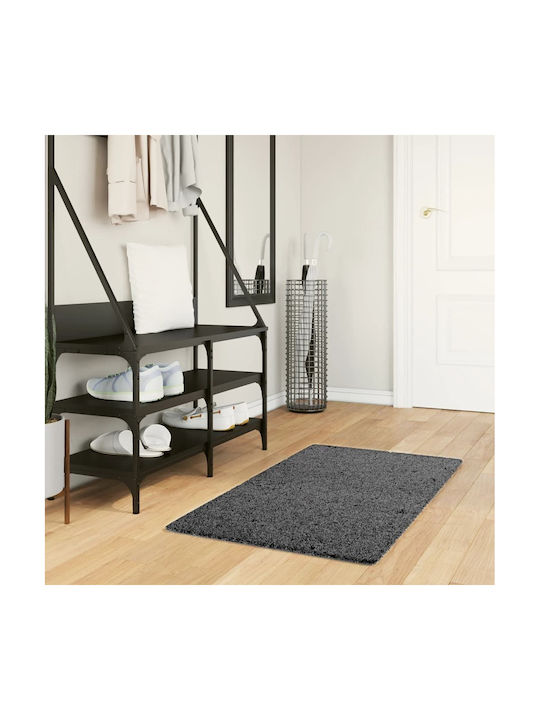 vidaXL Oviedo Rug Rectangular Charcoal