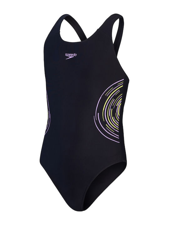 Speedo Muscleback Детски Бански Една част Black...