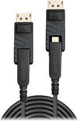 Lindy Cablu mini DisplayPort de sex masculin - mini DisplayPort de sex masculin 30m Negru (38482)