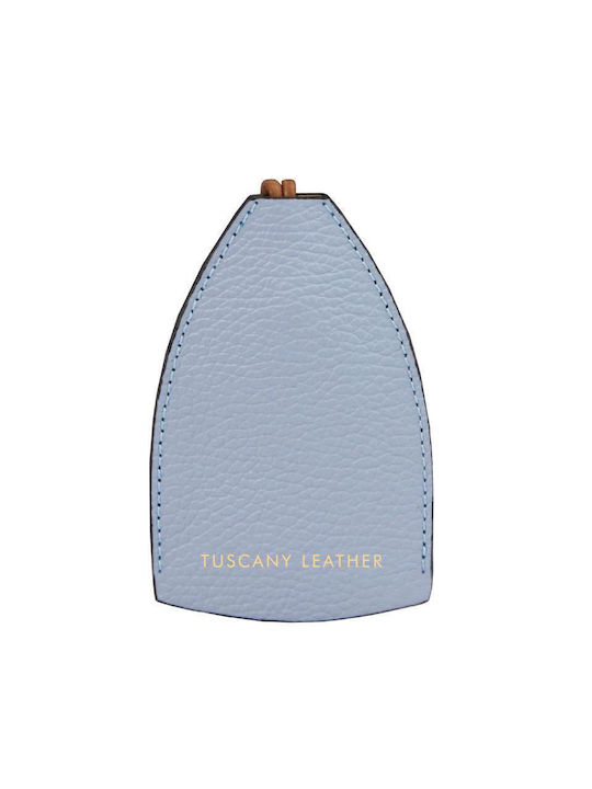 Tuscany Leather Κλειδοθήκη Δερμάτινη Γαλάζια