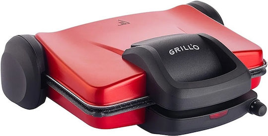 Grill'o GR380 Sandwich Maker Grill with Removable Plates 1800W Red