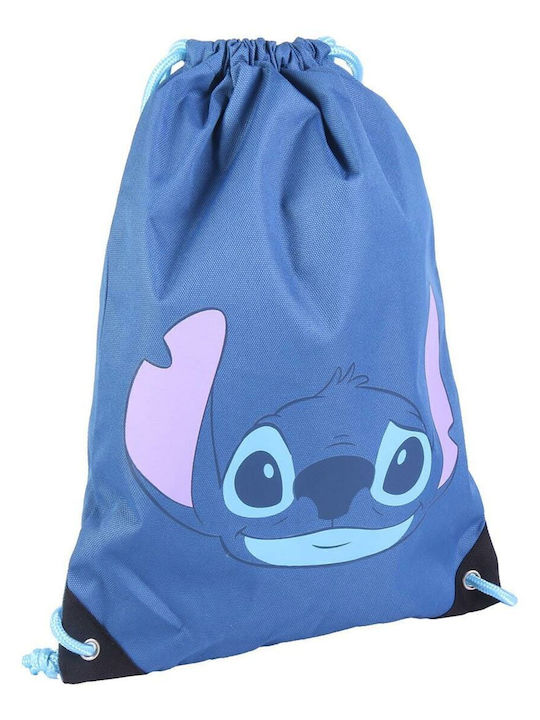 Disney Stitch Kids Bag Pouch Bag Blue 29cmx1cmcm