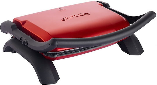 Grill'o GR280 Τοστιέρα Γκριλιέρα με Αποσπώμενες Πλάκες 1800W Κόκκινη