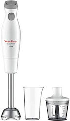 Moulinex Blender de mână cu tijă din oțel inoxidabil 450W Alb