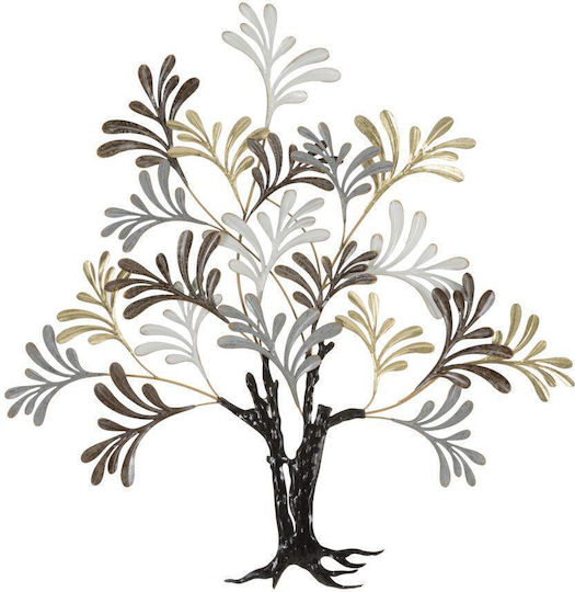 Mauro F Wanddekoration Gold aus Metall 100,3x8,9x97,2cm